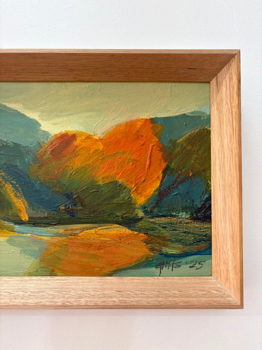 ‘RIVER STUDY; AUTUMNAL’