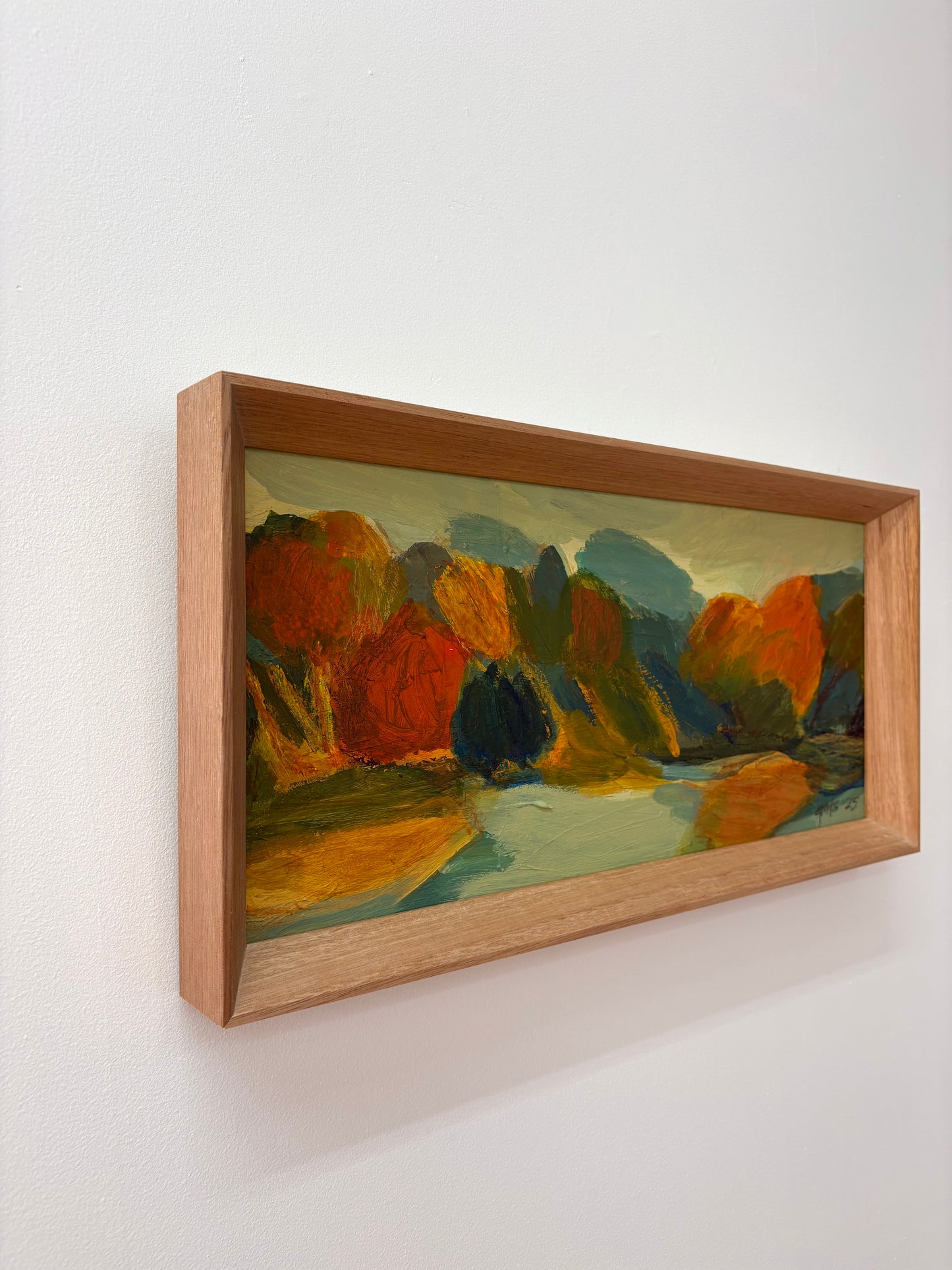 ‘RIVER STUDY; AUTUMNAL’