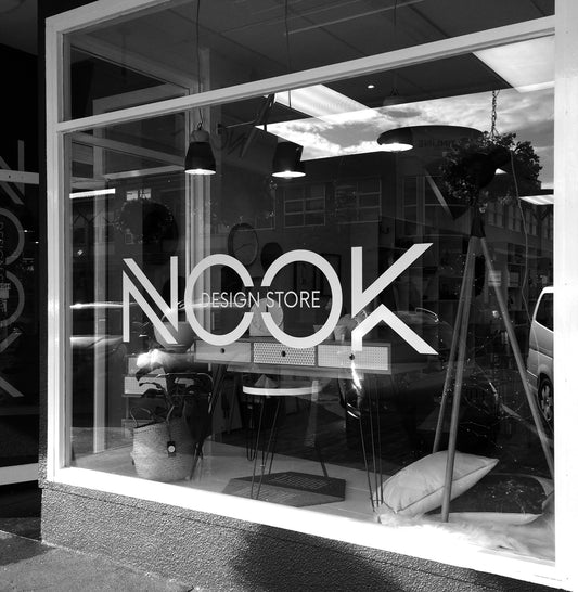 Our plywood now at Nook Design Store, Nelson