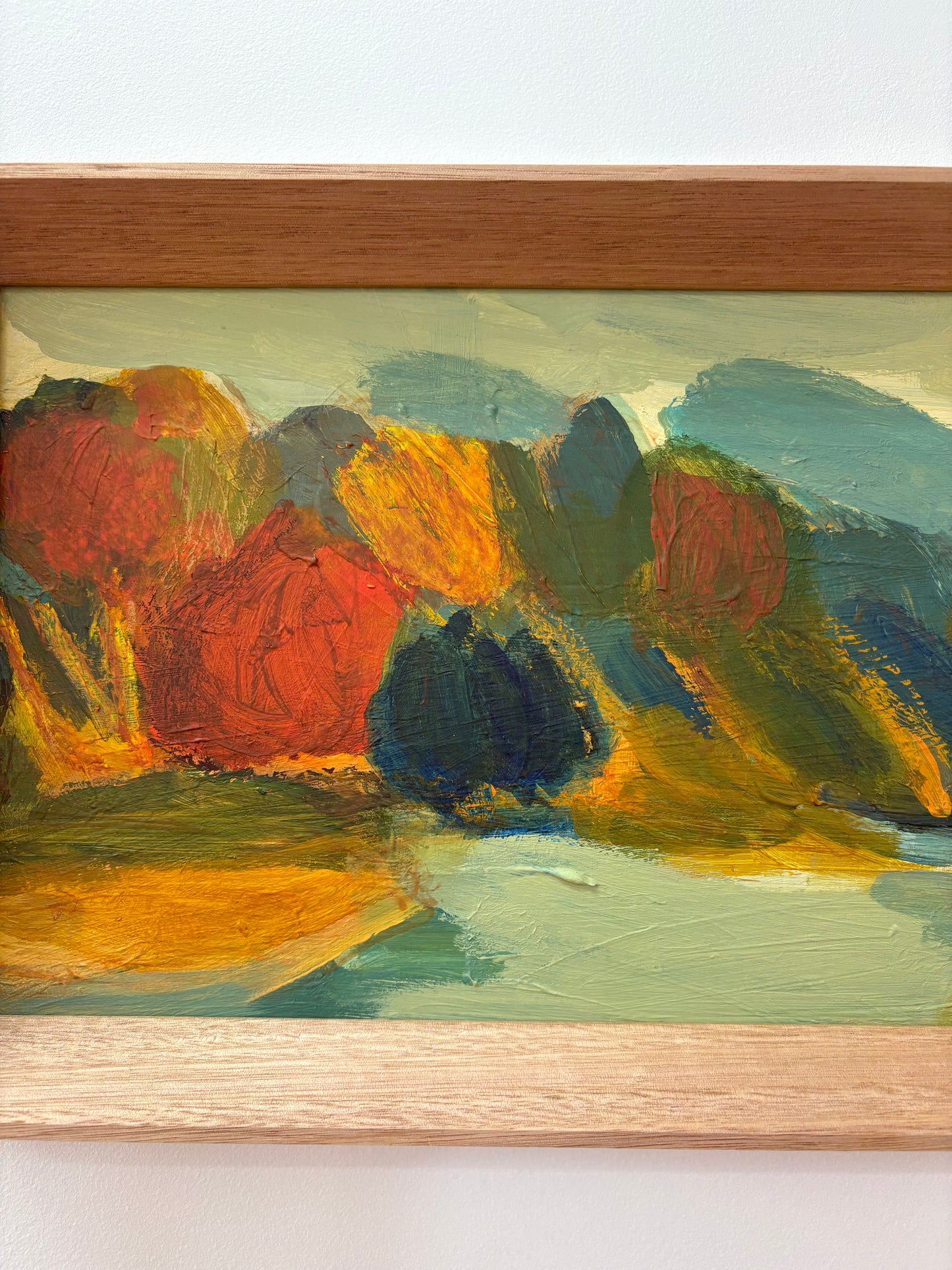 ‘RIVER STUDY; AUTUMNAL’