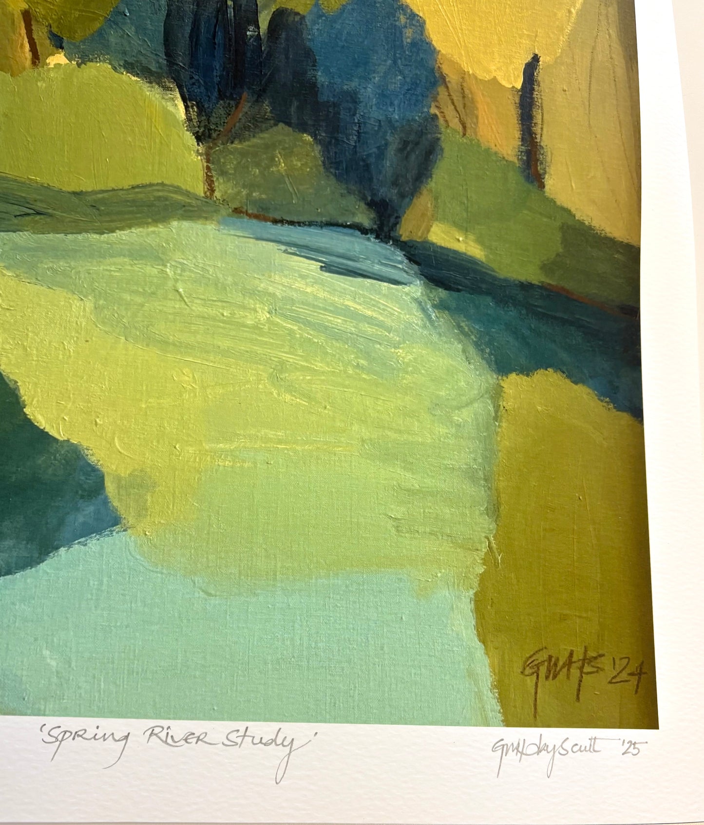 ‘SPRING RIVER STUDY’ giclee print