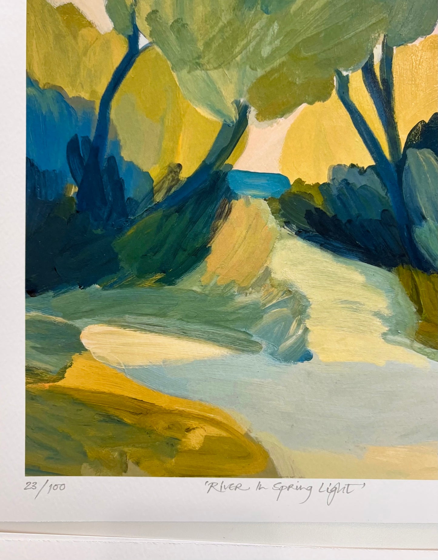 ‘RIVER IN SPRING LIGHT’’ giclee print