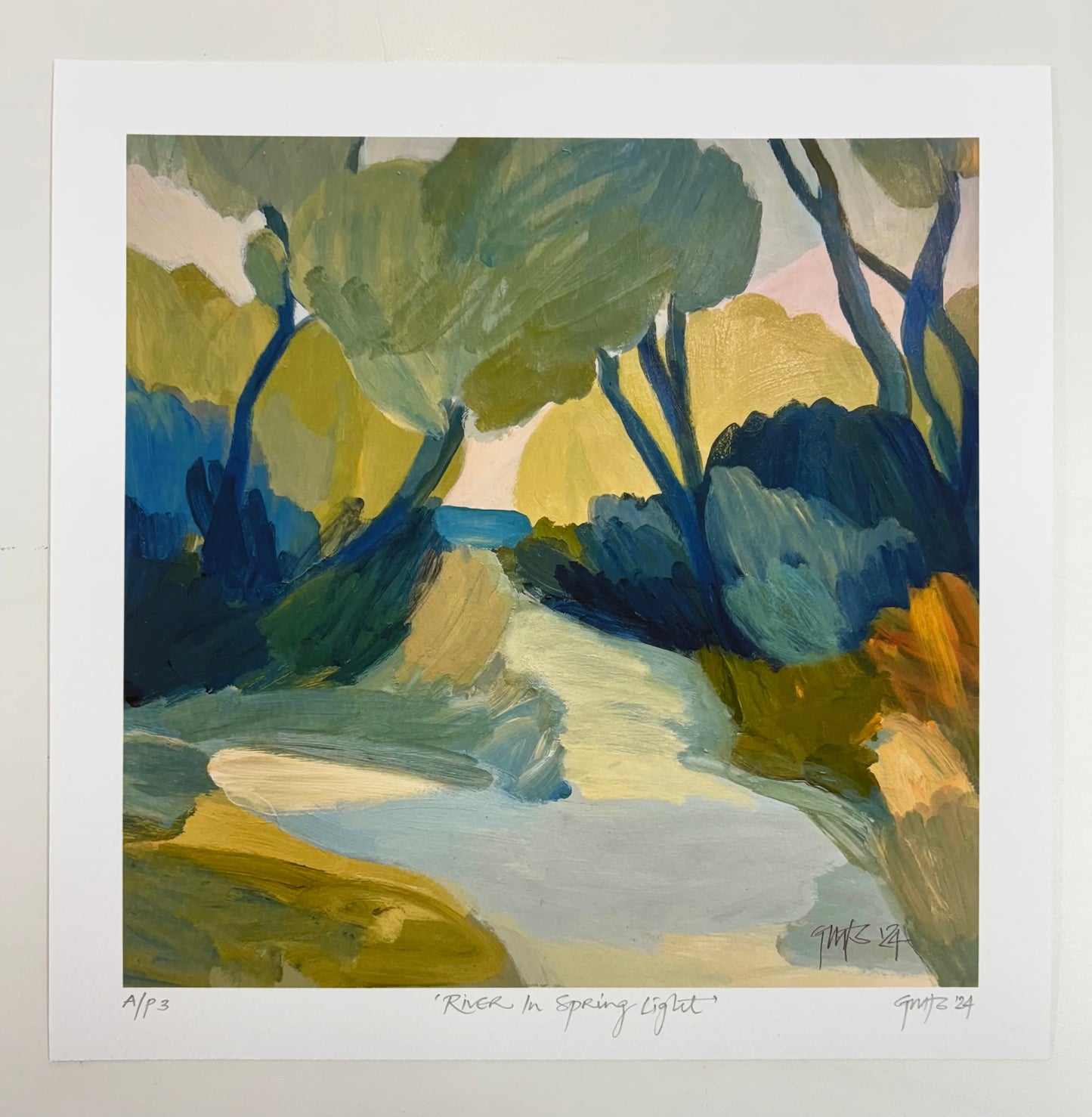 ‘RIVER IN SPRING LIGHT’’ giclee print