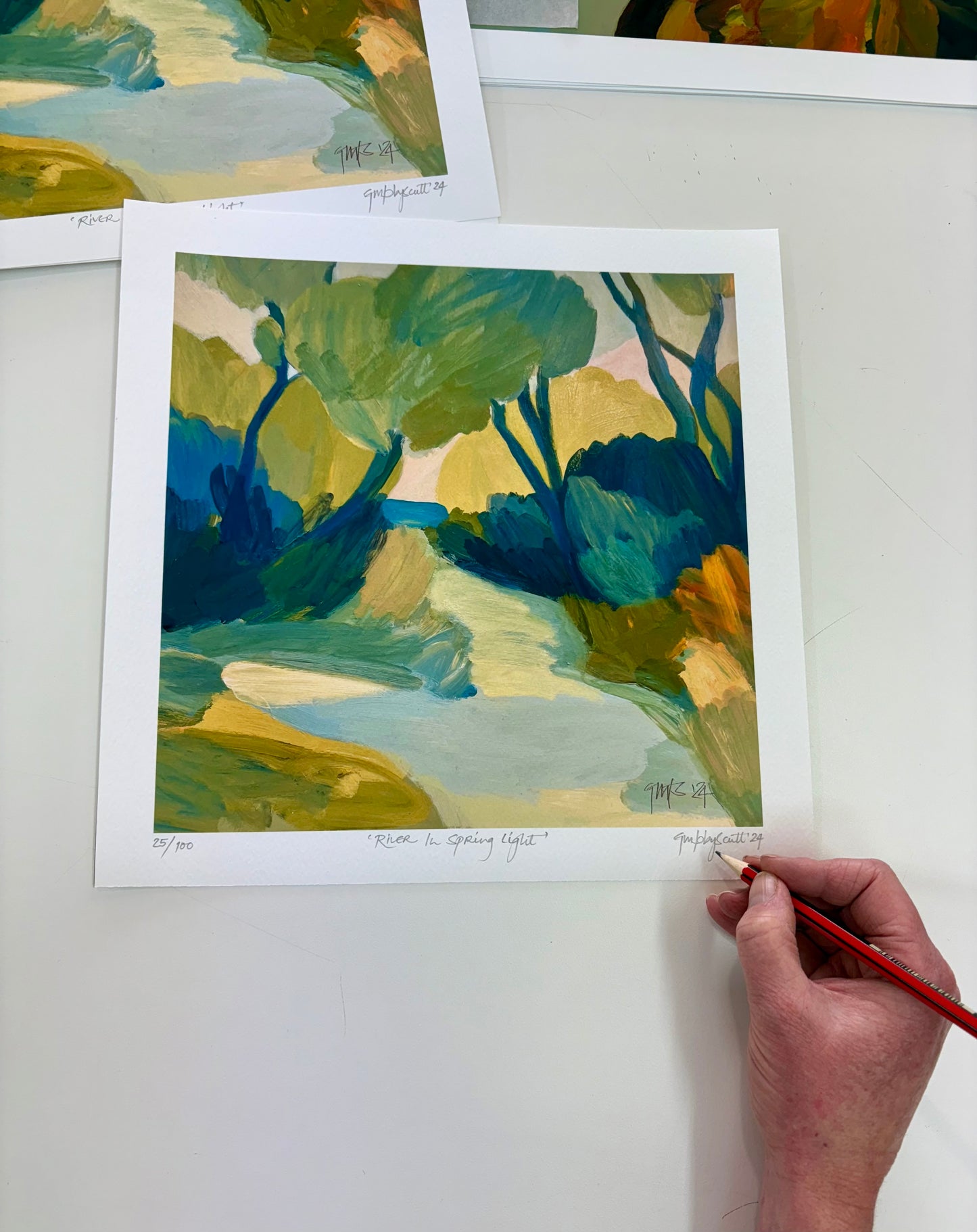 ‘RIVER IN SPRING LIGHT’’ giclee print