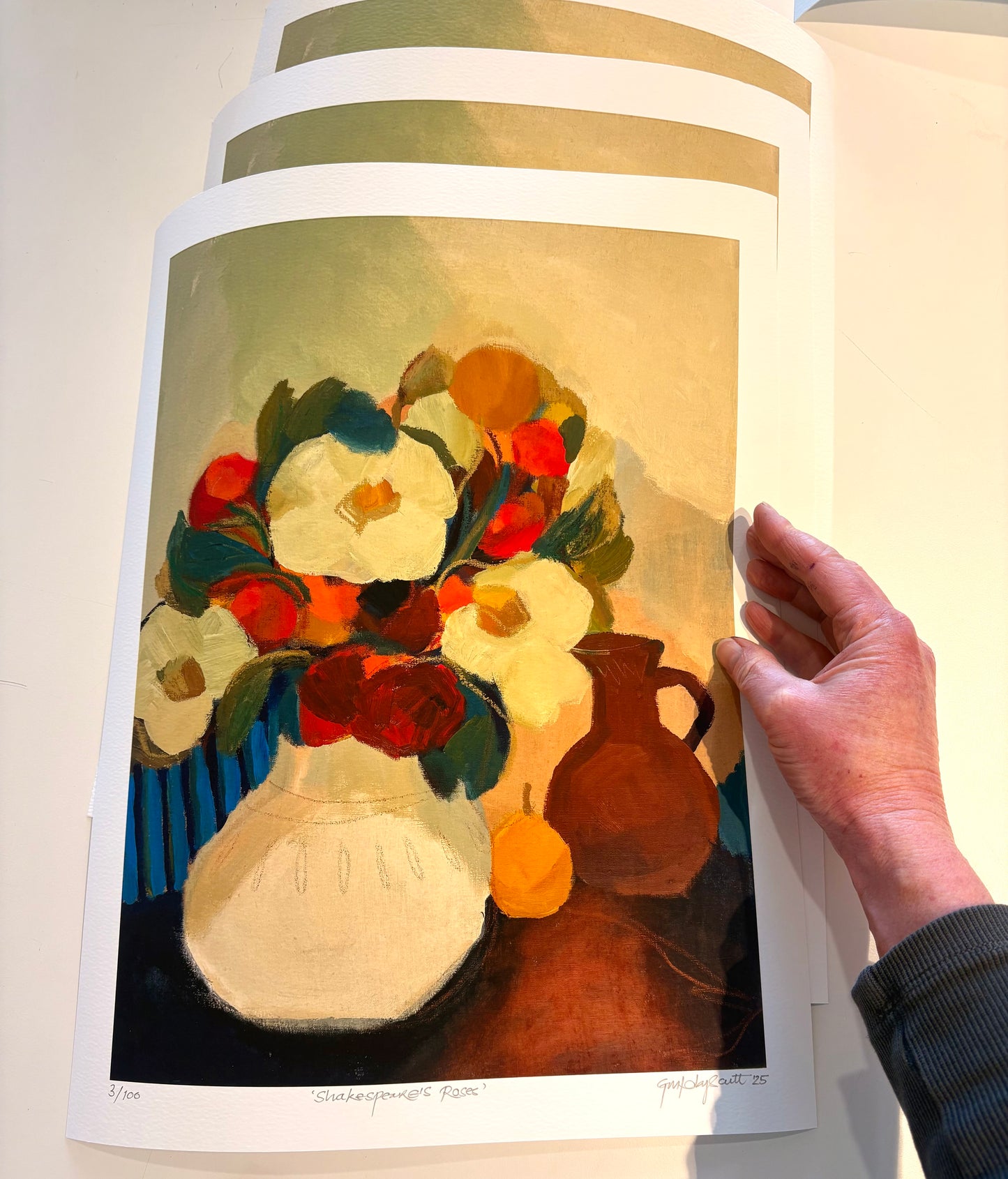‘SHAKESPEARE’S ROSES’ giclee print