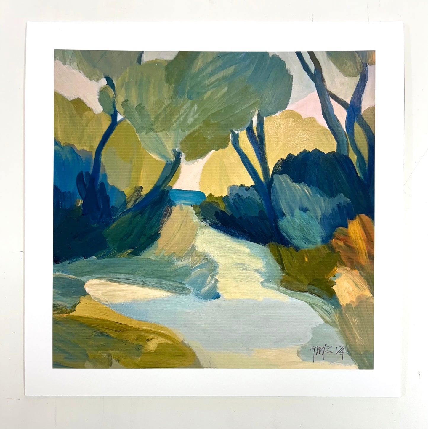 ‘RIVER IN SPRING LIGHT’’ giclee print