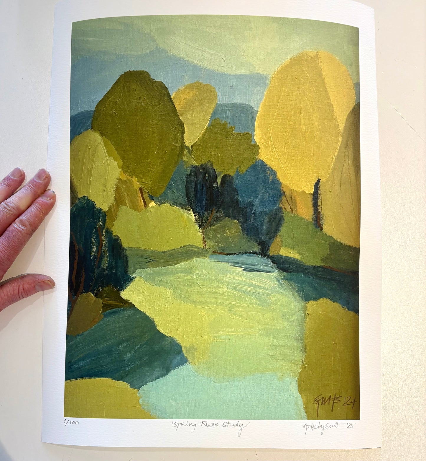 ‘SPRING RIVER STUDY’ giclee print
