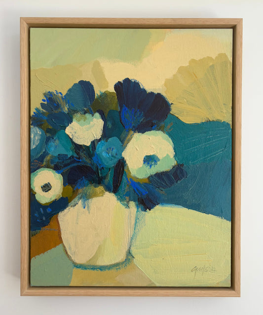 ‘BLOOMS IN BLUES’