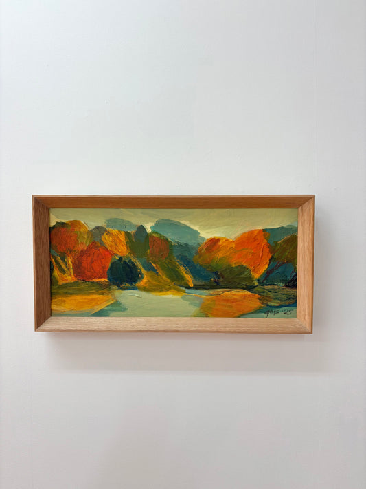‘RIVER STUDY; AUTUMNAL’