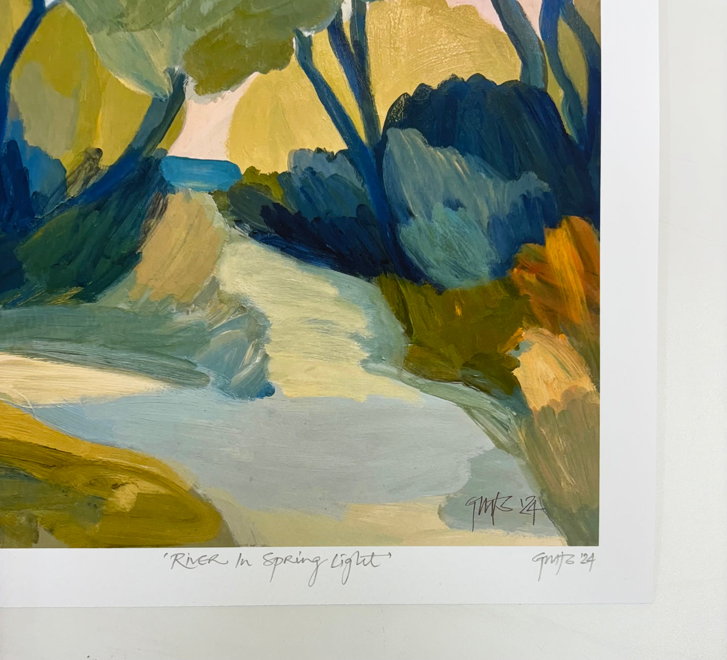 ‘RIVER IN SPRING LIGHT’’ giclee print