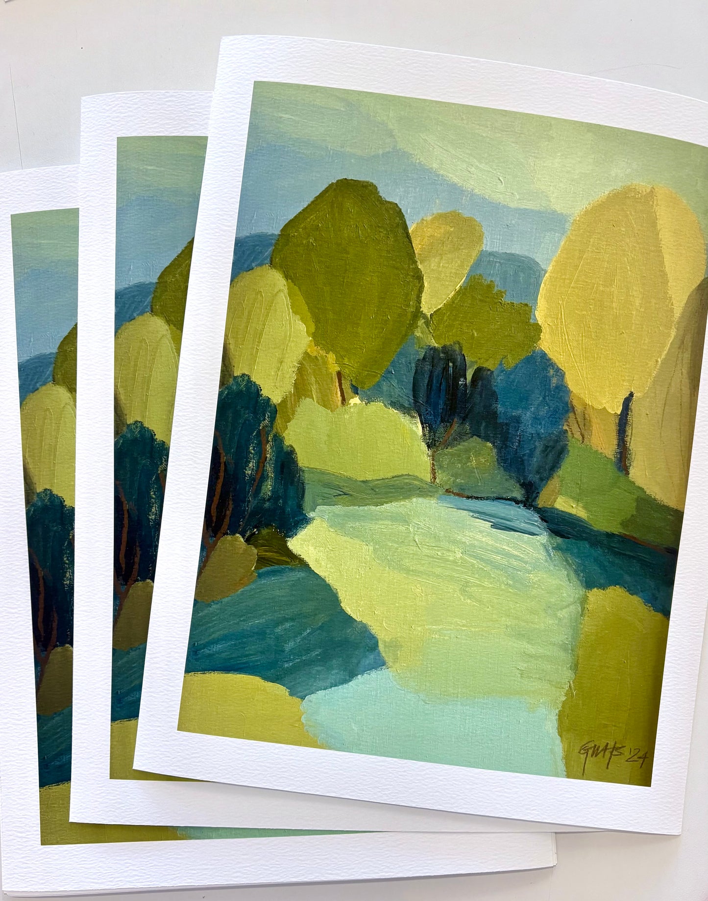 ‘SPRING RIVER STUDY’ giclee print