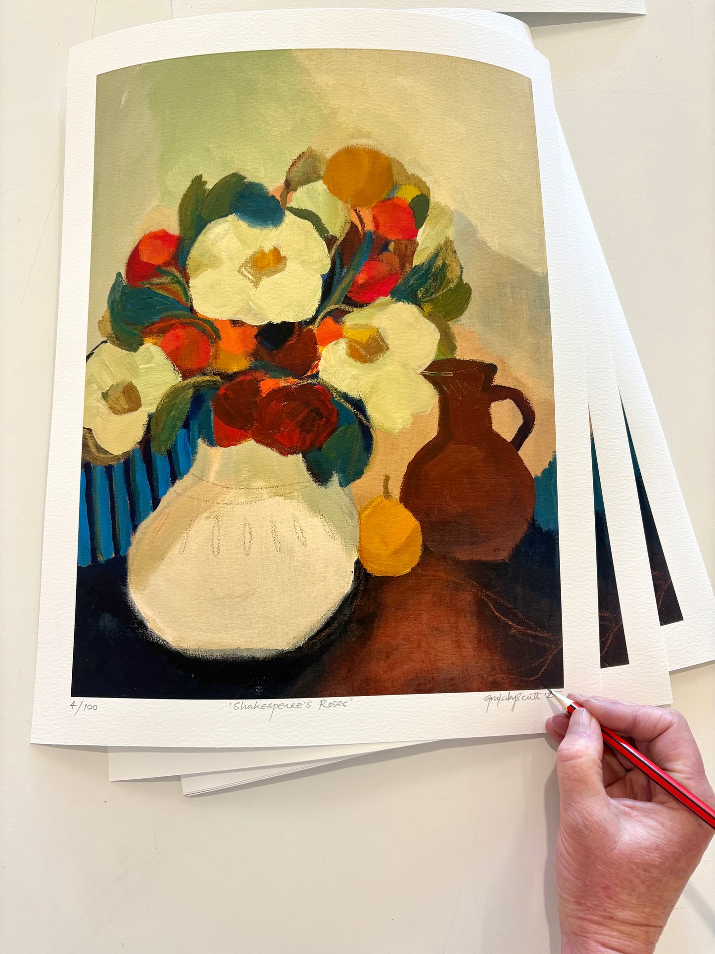 ‘SHAKESPEARE’S ROSES’ giclee print