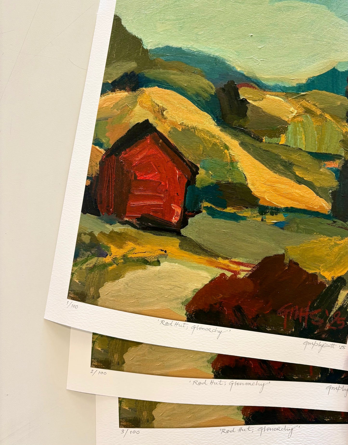 ‘RED HUT; GLENORCHY’ giclee print