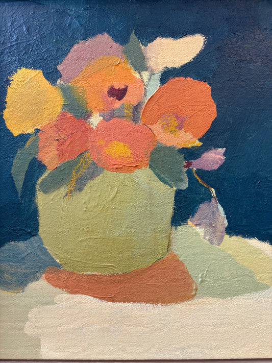 ‘NAVY FLORAL STUDY’