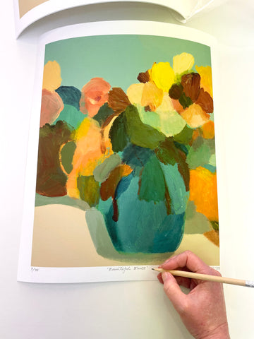 ‘BOUNTIFUL BLUES’’ giclee print