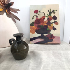 WINTER PLUM FLORAL - SOLD