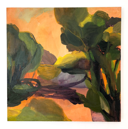 ‘SUNSET IN THE JAPANESE GARDEN’