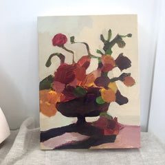 WINTER PLUM FLORAL - SOLD