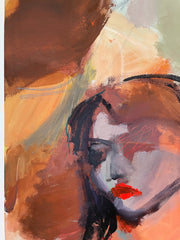 ‘DELUGE’ - Portrait On Linen SOLD