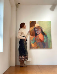 ‘DELUGE’ - Portrait On Linen SOLD