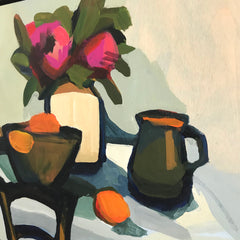 ‘STILL LIFE WITH ORANGES AND PROTEA’