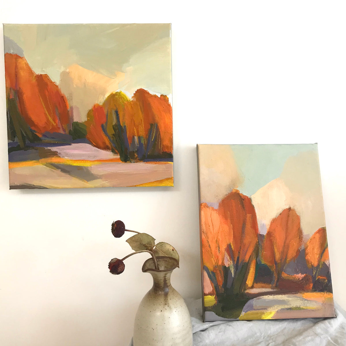 ILLUMINATED TREES - SOLD