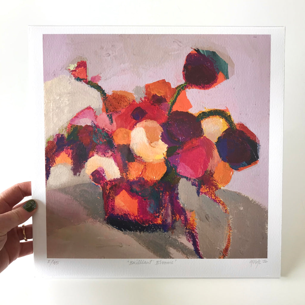 GICLEE PRINT: Brilliant Blooms
