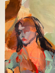 ‘DELUGE’ - Portrait On Linen SOLD