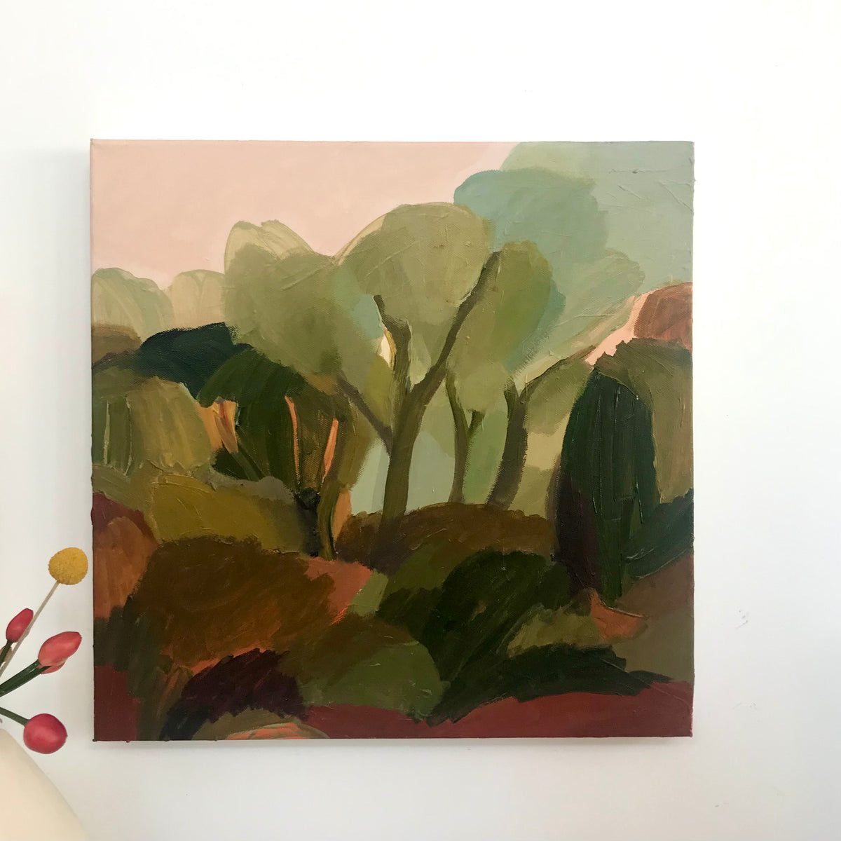 GREY-GREEN TREES - sold out