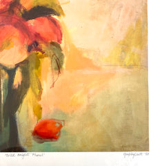 “WILD BRIGHT’ floral giclee print