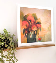 “WILD BRIGHT’ floral giclee print