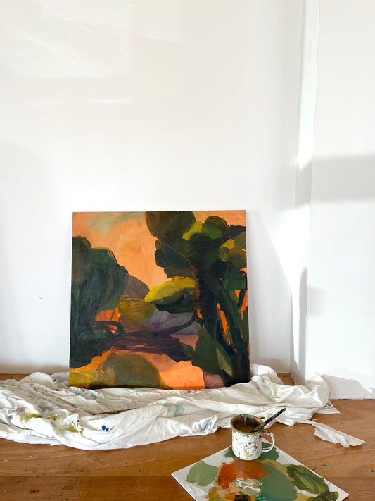‘SUNSET IN THE JAPANESE GARDEN’
