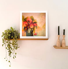 “WILD BRIGHT’ floral giclee print