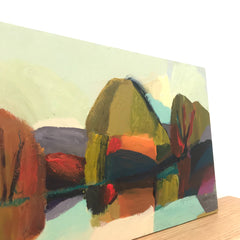 LANDSCAPE STUDY WITH RED REFLECTION