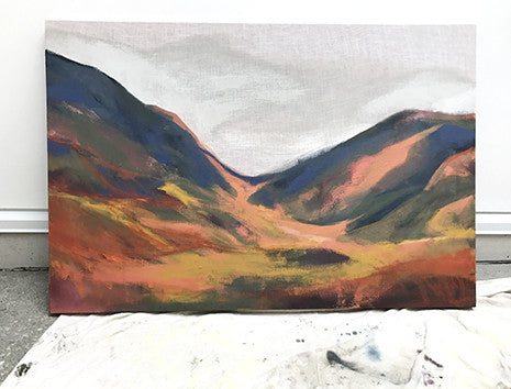 'LIGHT ON LINDIS PASS' - SOLD