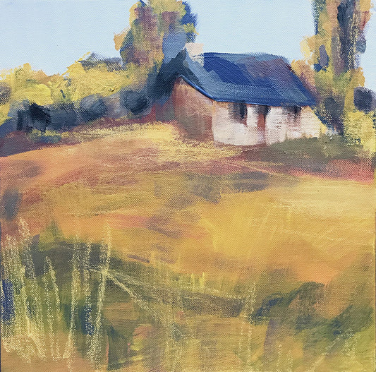 'LINGERING GOLD' LANDSCAPE - SOLD