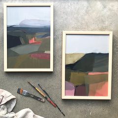 'RIDGE' COLOUR STUDY - SOLD
