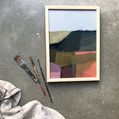 'RIDGE' COLOUR STUDY - SOLD